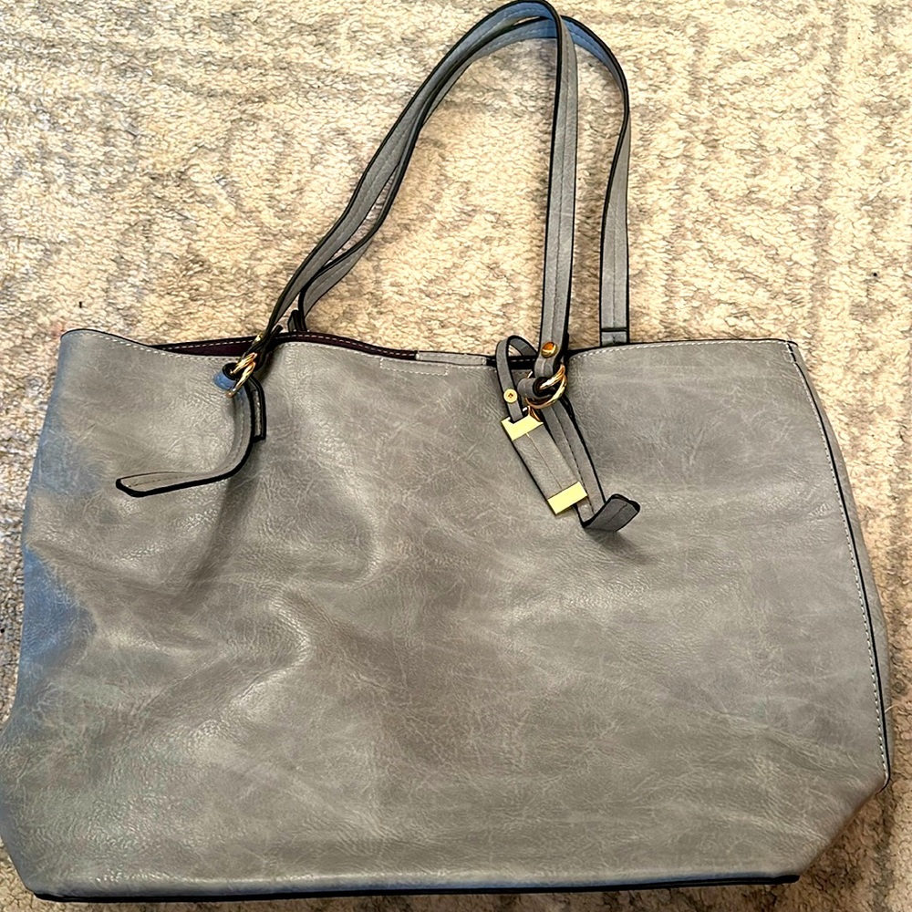 Grey purse
